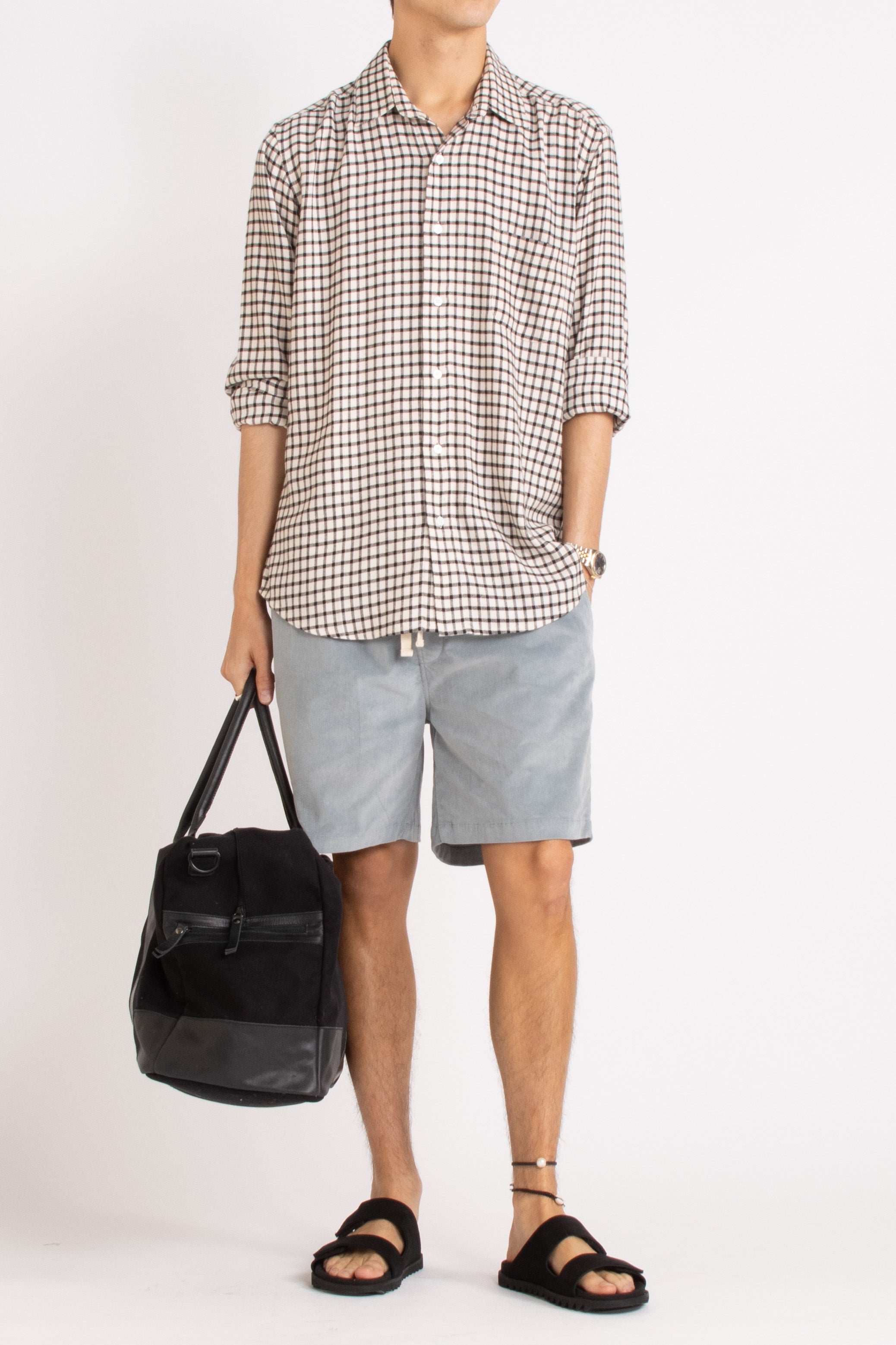 Ensemble - Maison Shirt, Rowan Short, Jagger Slide & Hunter Duffle Bag