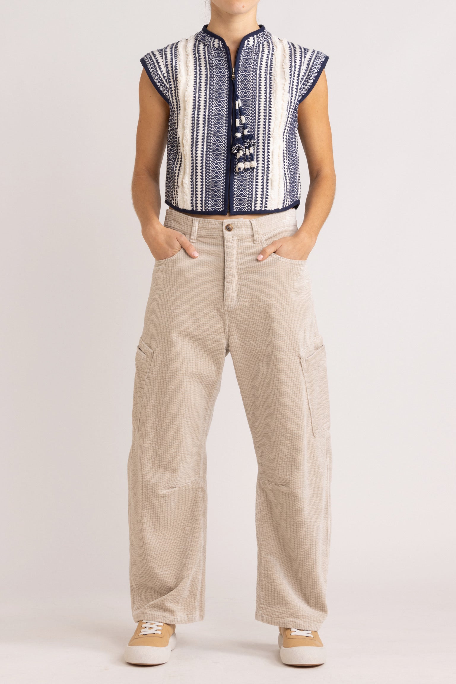 Ensemble - Kara Vest, Dune Pant & Orlando Sneaker