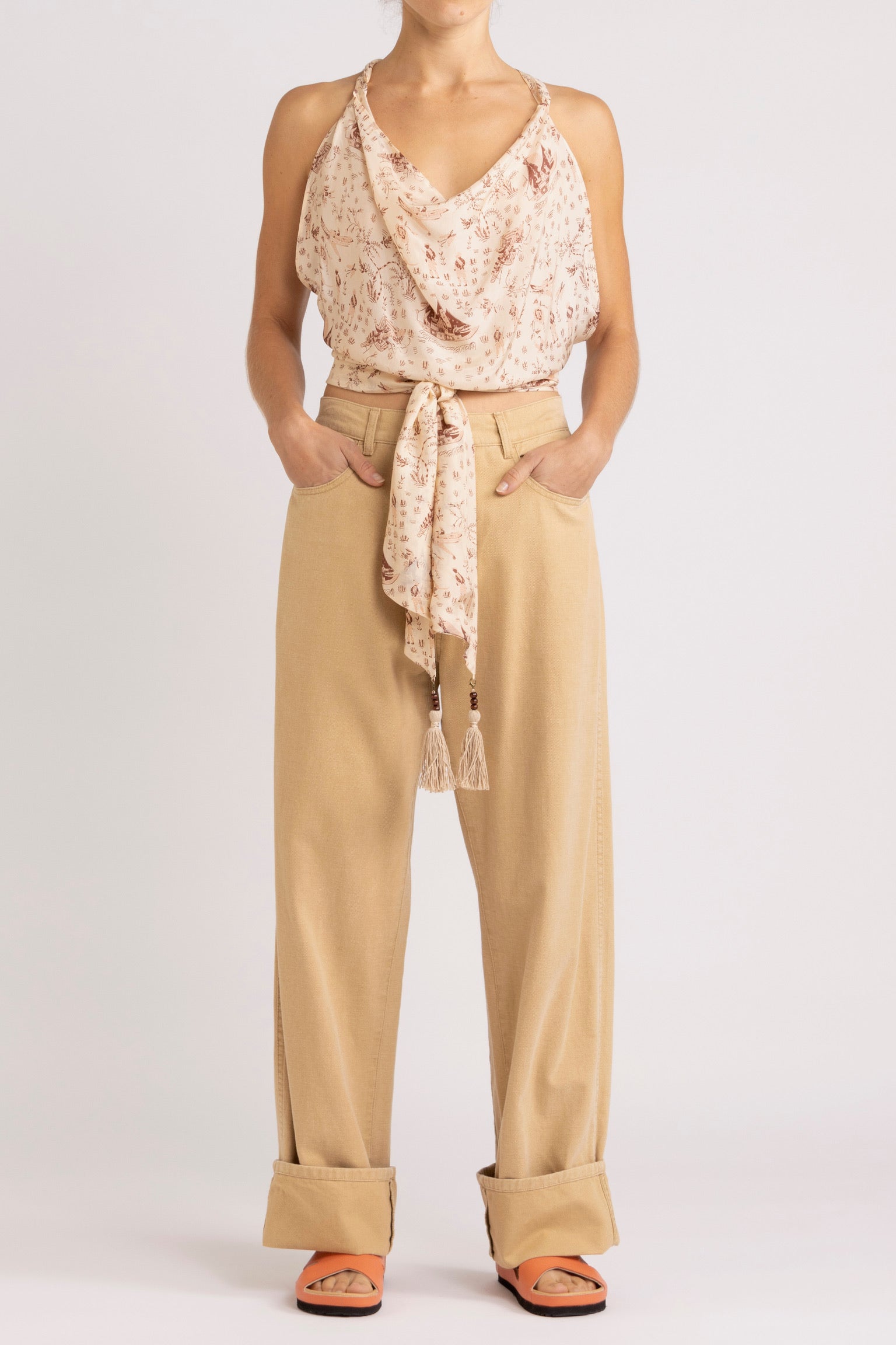 Ensemble - Sinclair Tie Top, Cassidy Pant & Hawn Slide