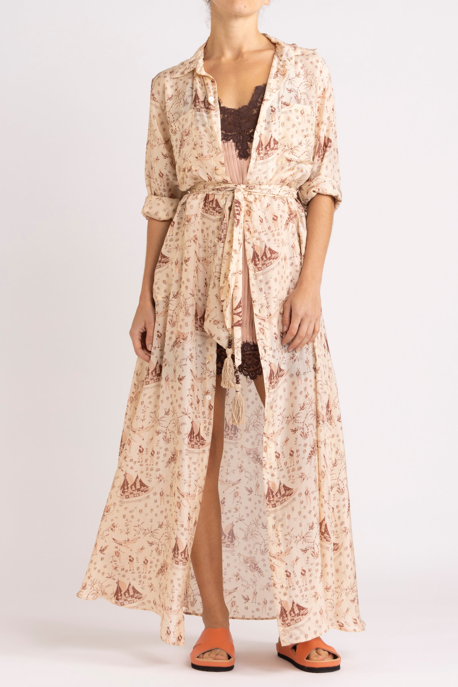 Ensemble - Sinclair Shirt Dress, Nora Slip & Hawn Slide