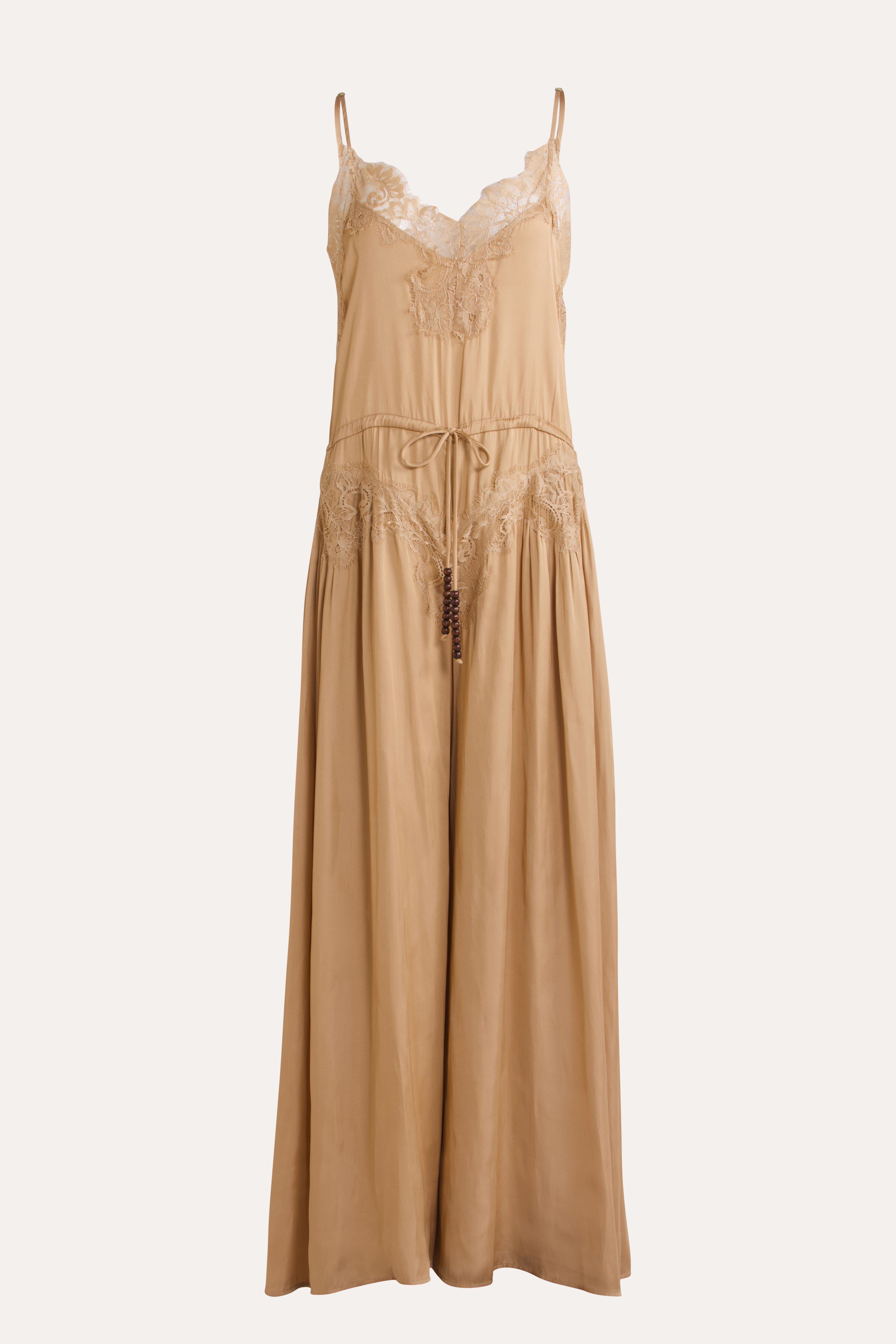 Mimi Jumpsuit with Lace Trim