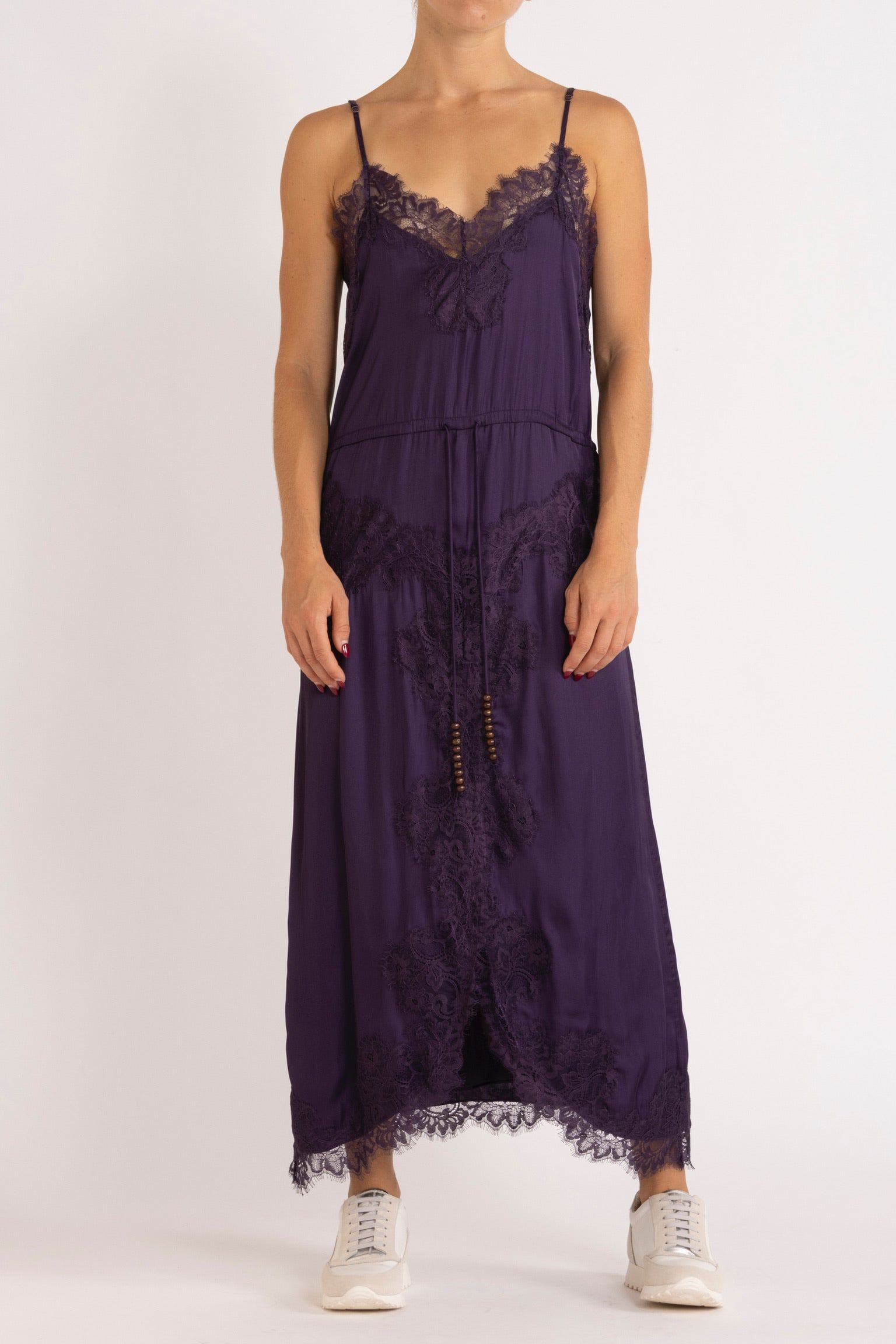 Mimi Cami Dress with Lace Trim