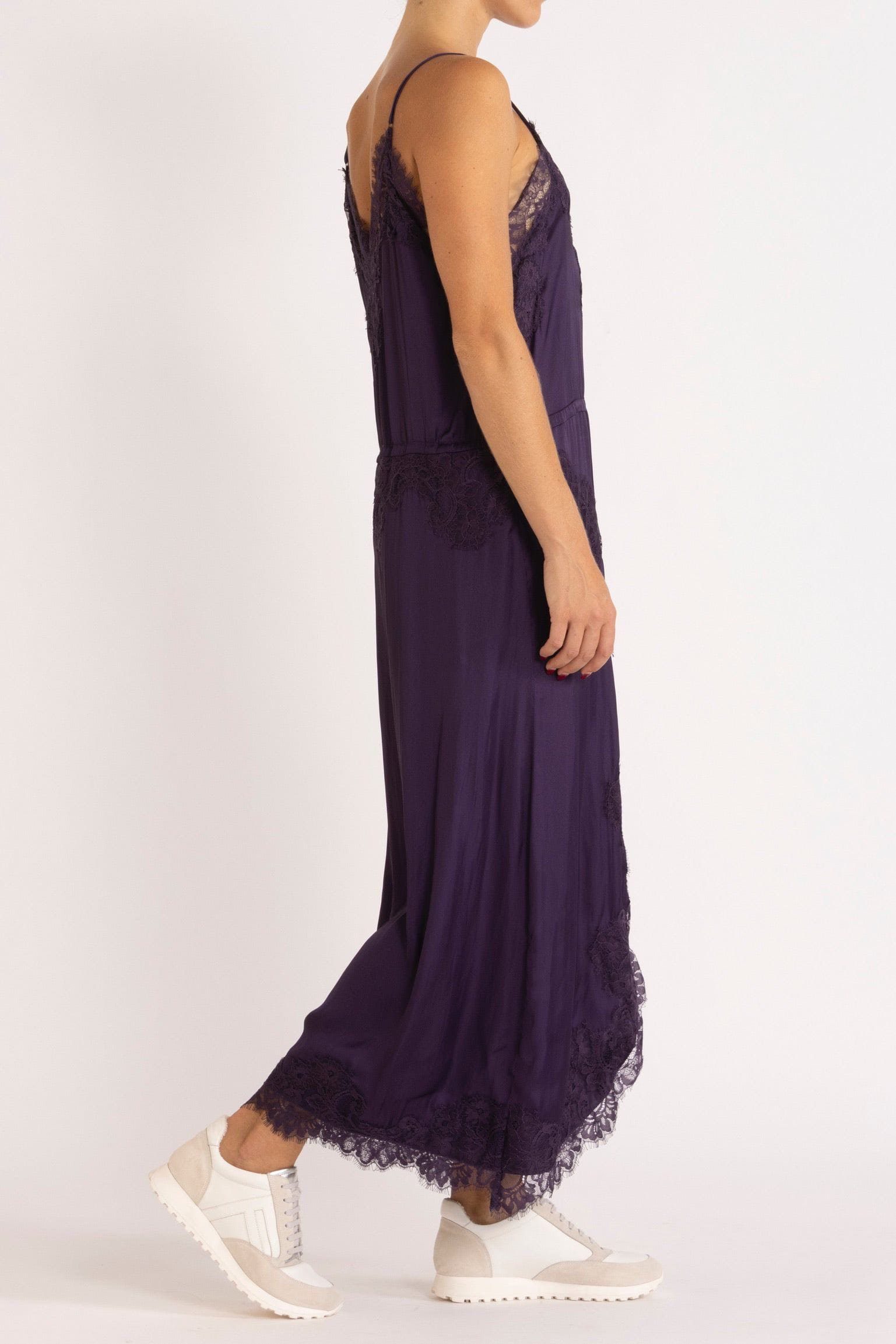 Mimi Cami Dress with Lace Trim