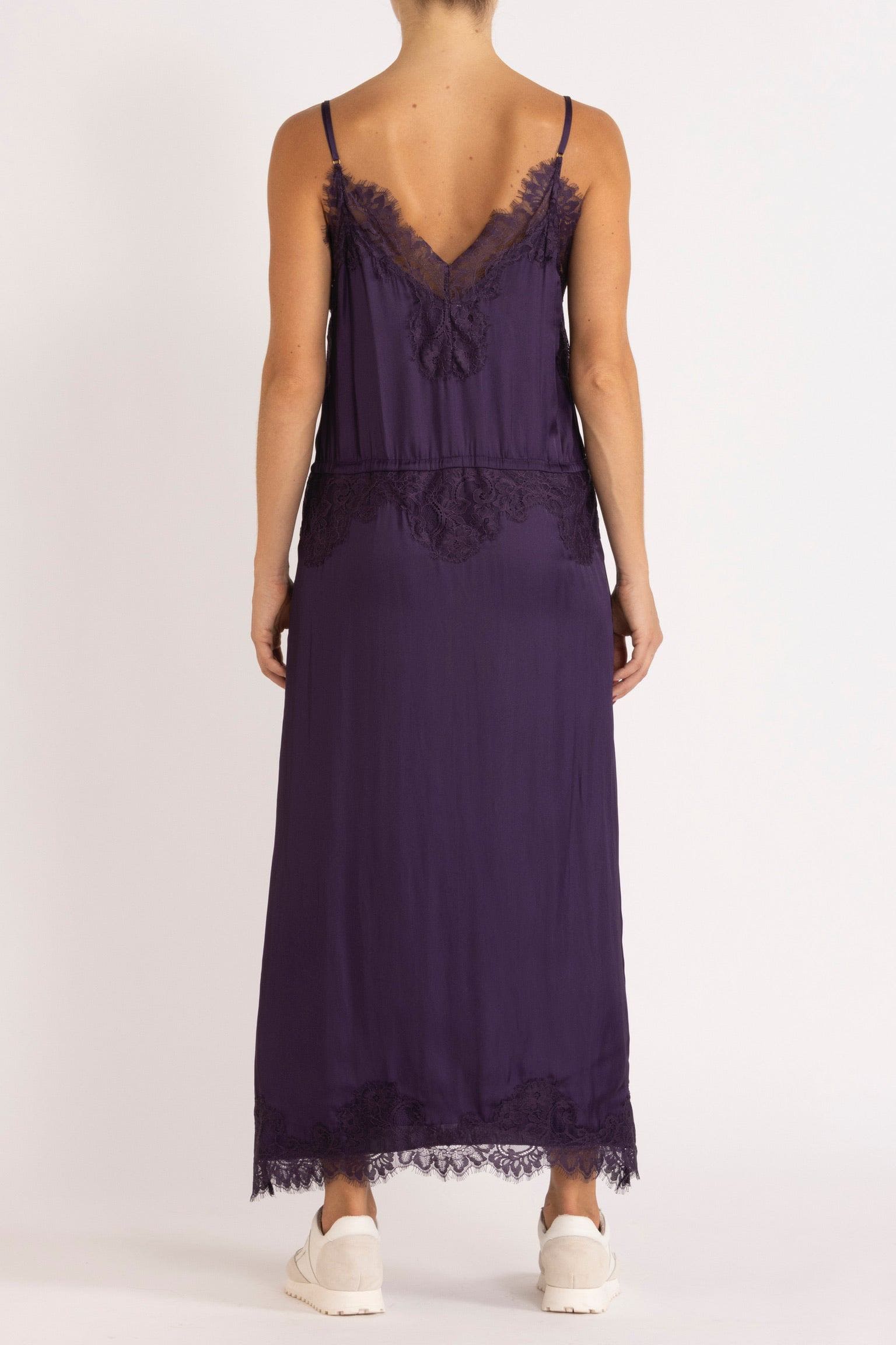 Mimi Cami Dress with Lace Trim