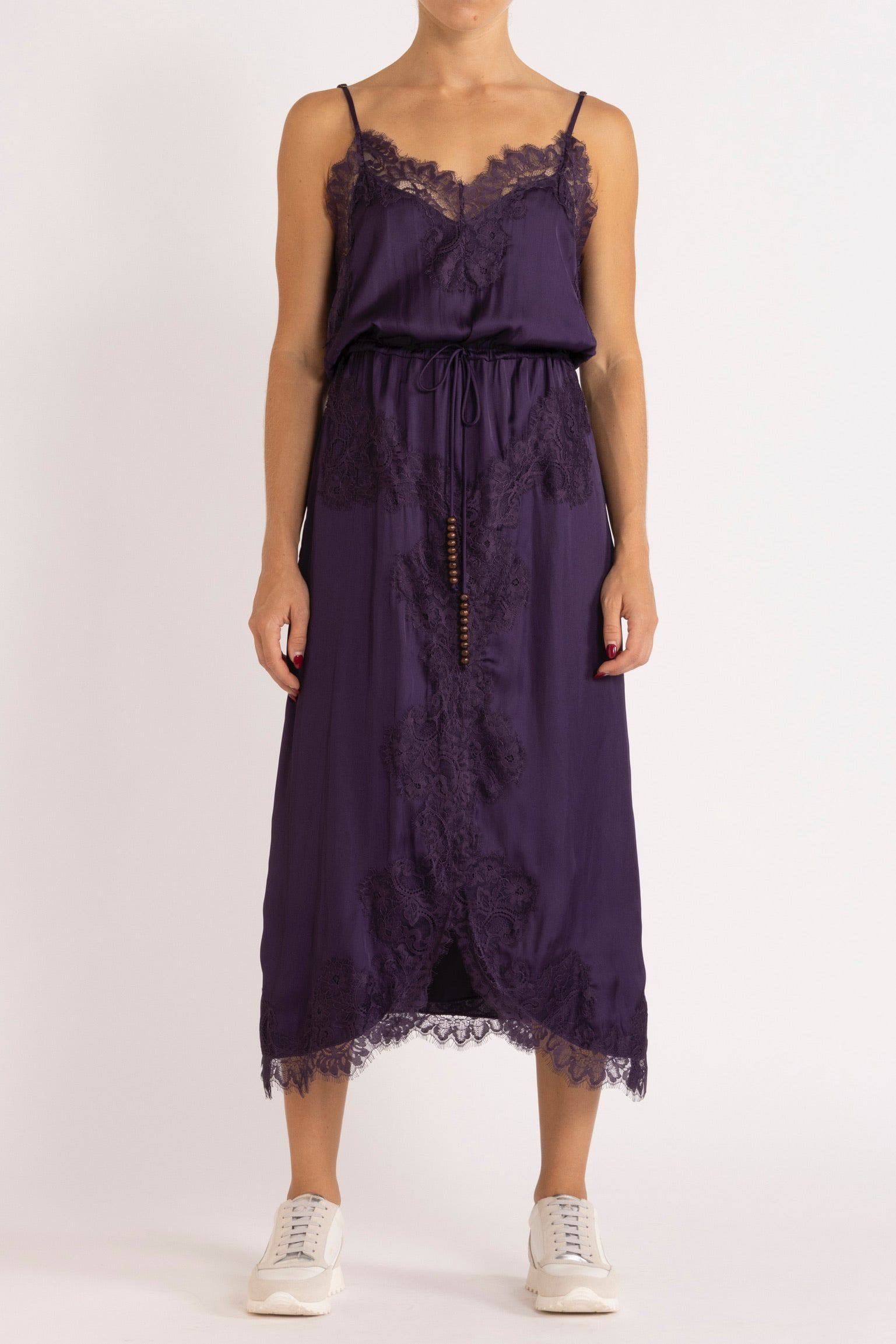 Mimi Cami Dress with Lace Trim