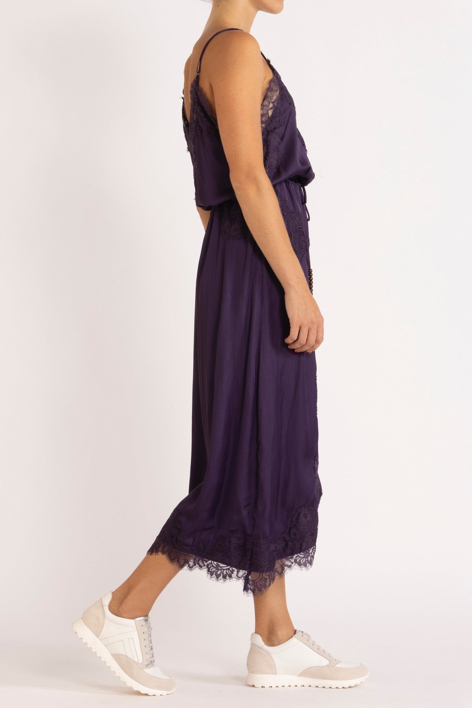 Mimi Cami Dress with Lace Trim