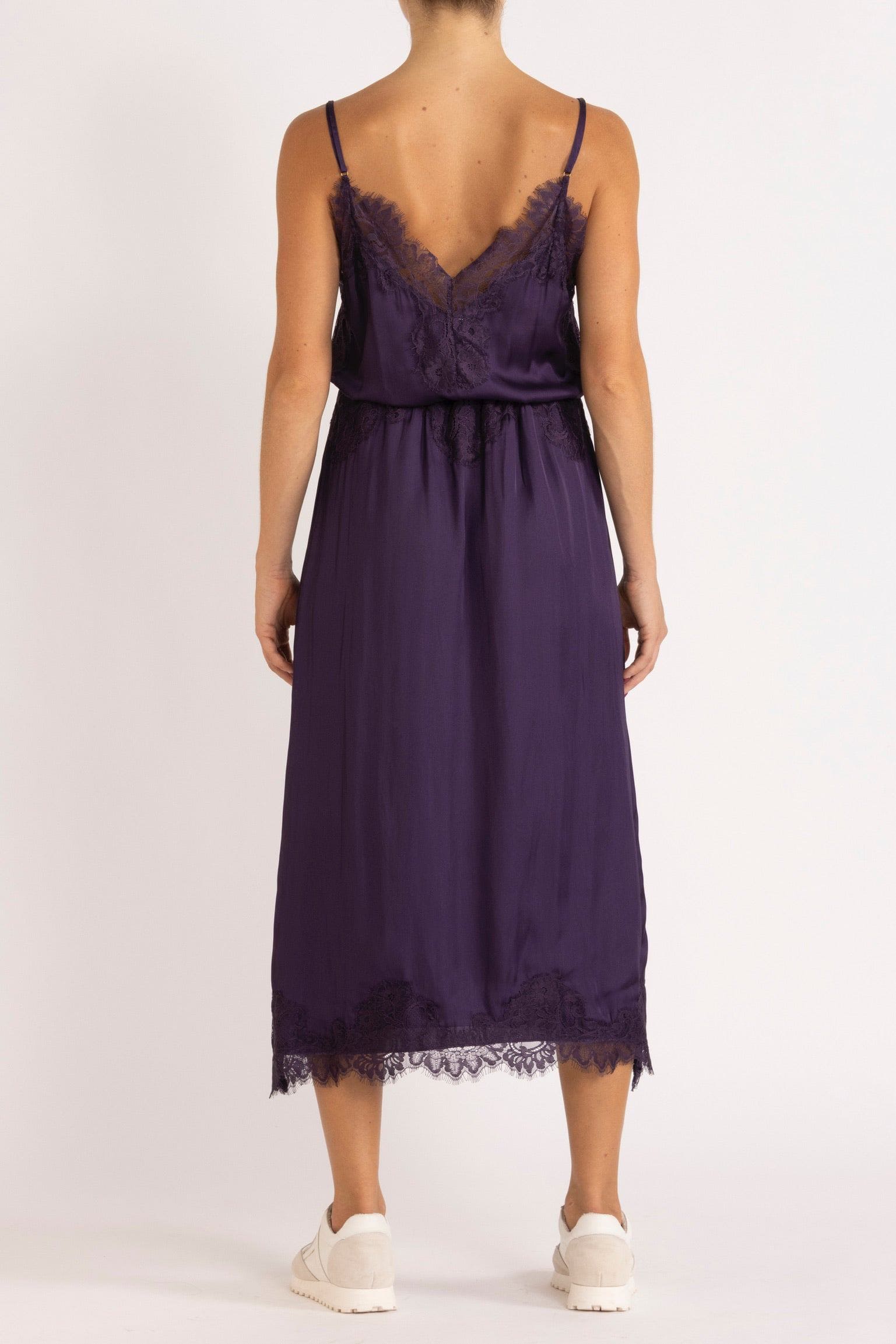 Mimi Cami Dress with Lace Trim