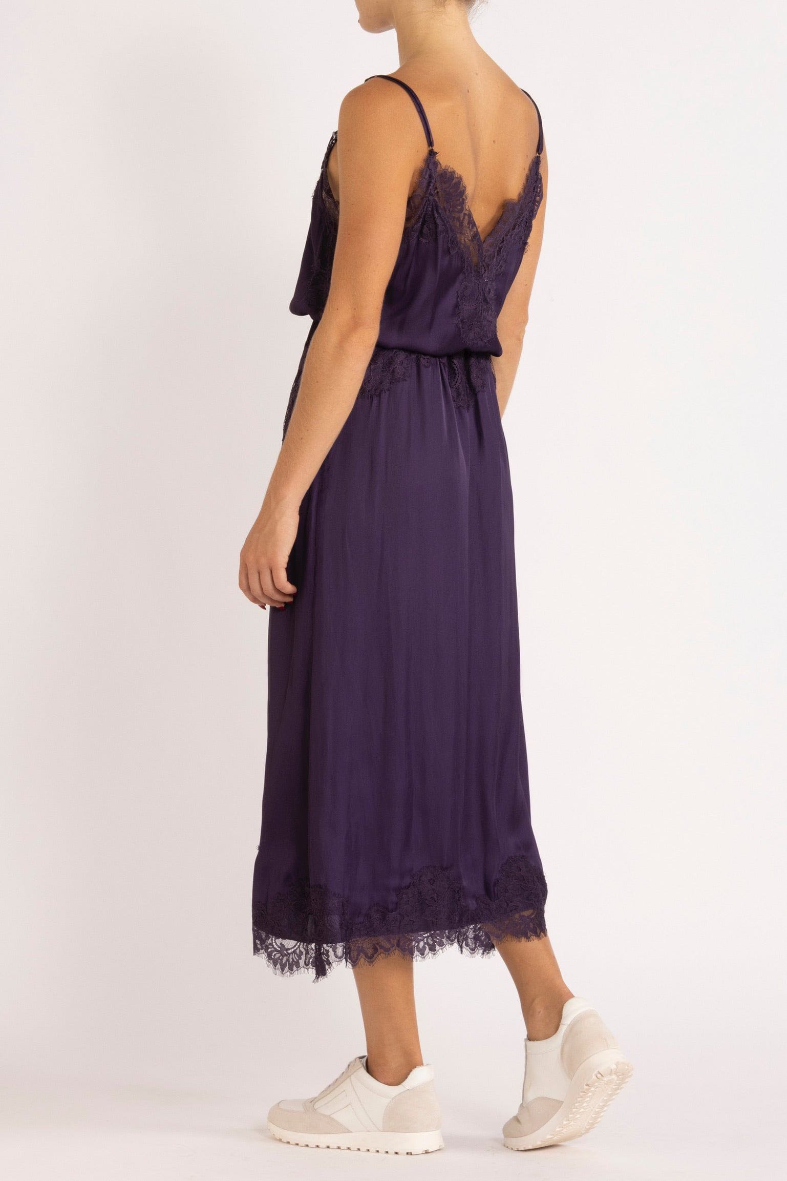 Mimi Cami Dress with Lace Trim