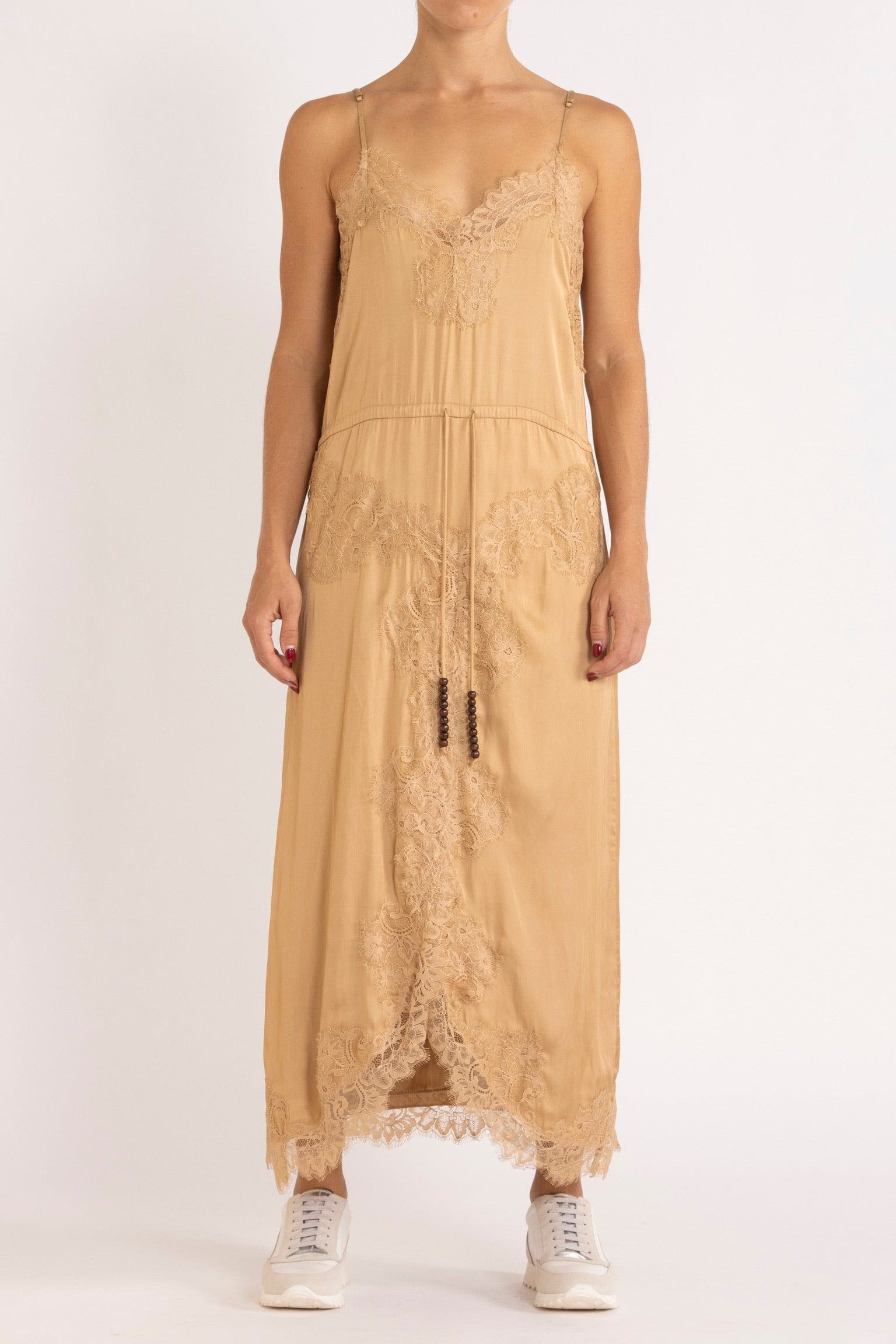 Mimi Cami Dress with Lace Trim