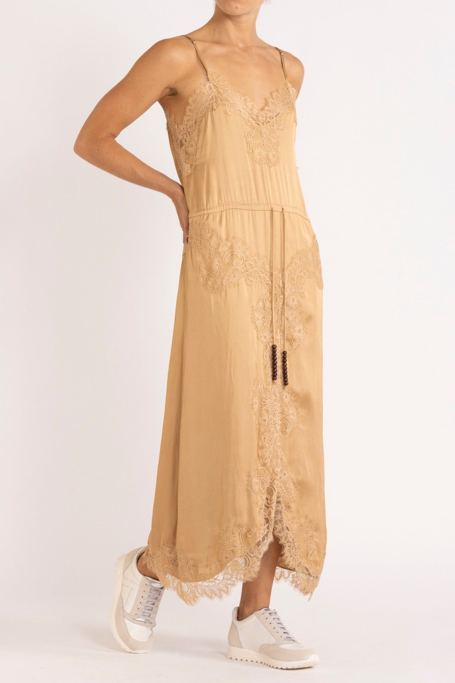 Mimi Cami Dress with Lace Trim