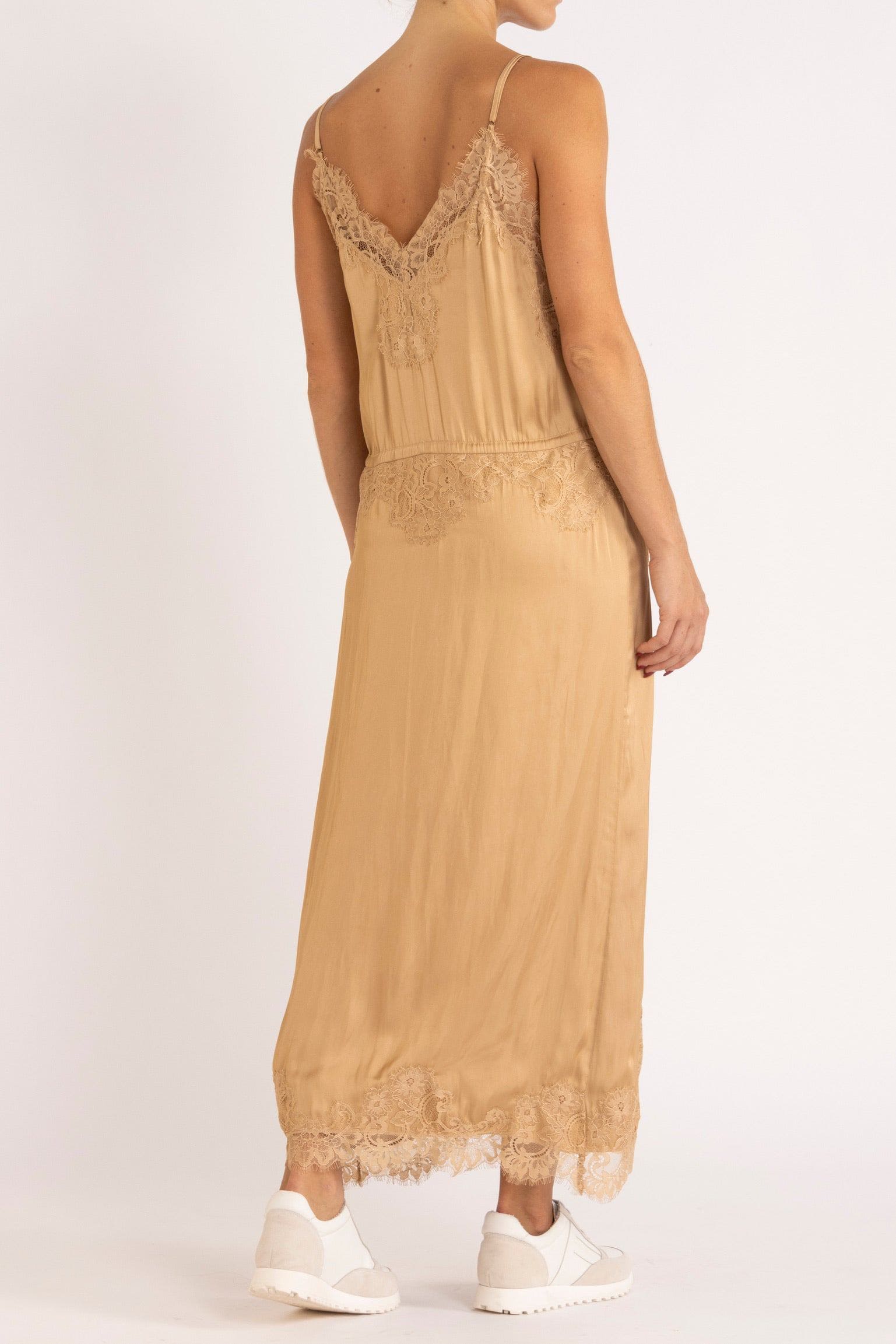 Mimi Cami Dress with Lace Trim