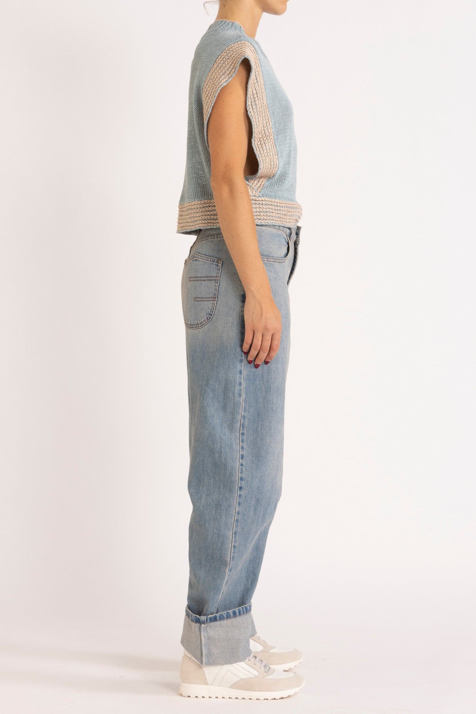 Avril Linen Knit Vest