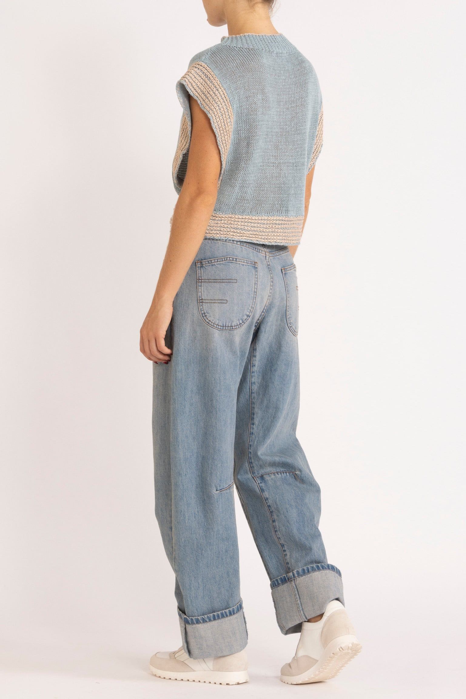 Avril Linen Knit Vest