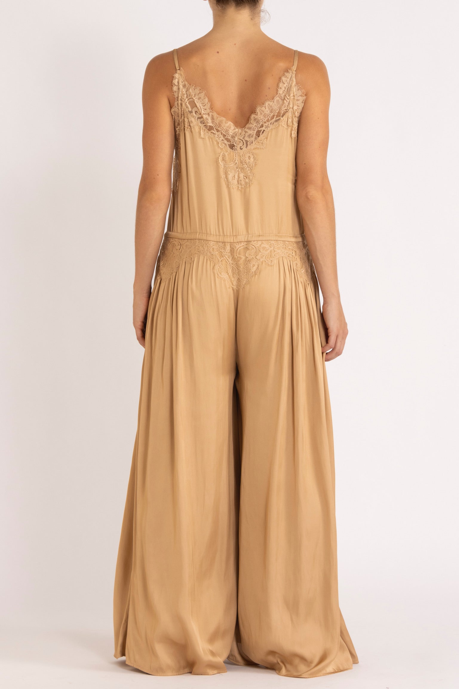 Mimi Jumpsuit with Lace Trim