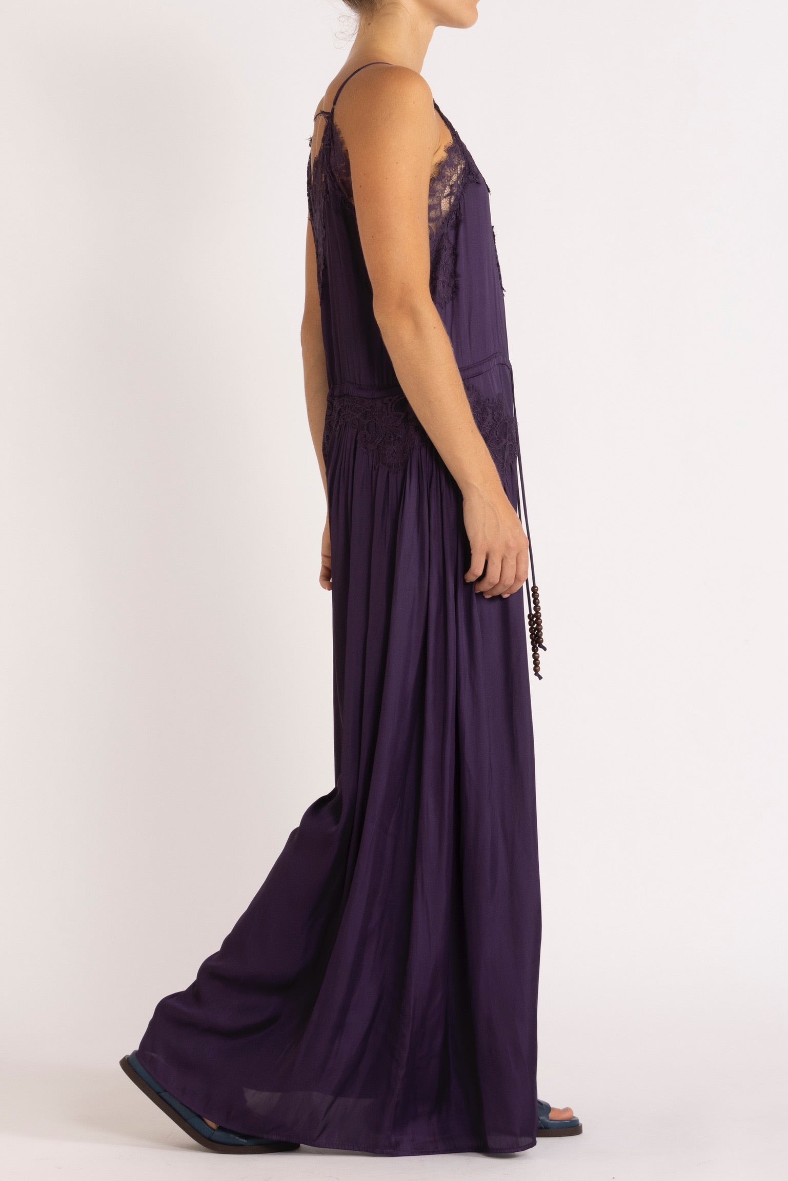 Mimi Jumpsuit with Lace Trim