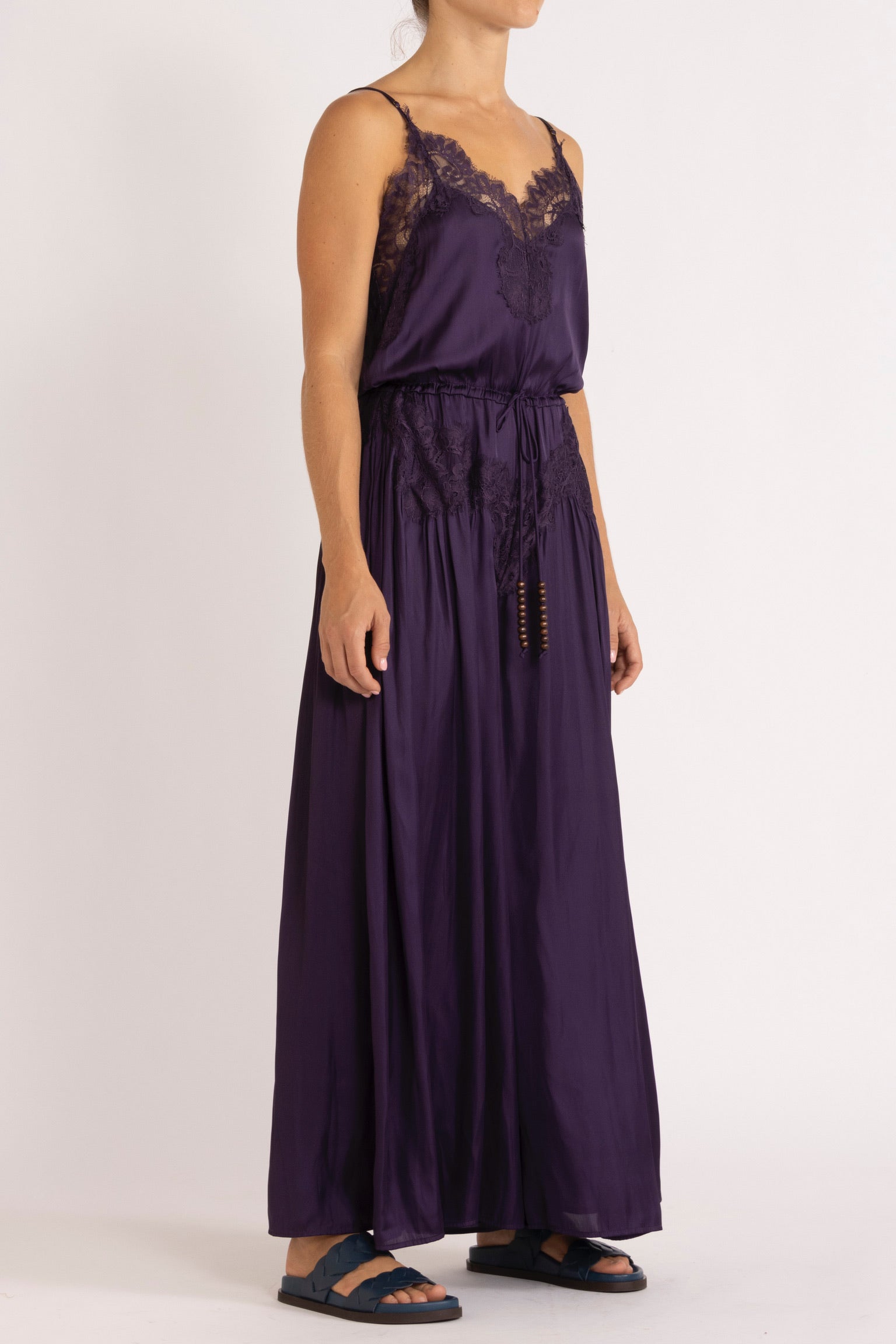 Mimi Jumpsuit with Lace Trim