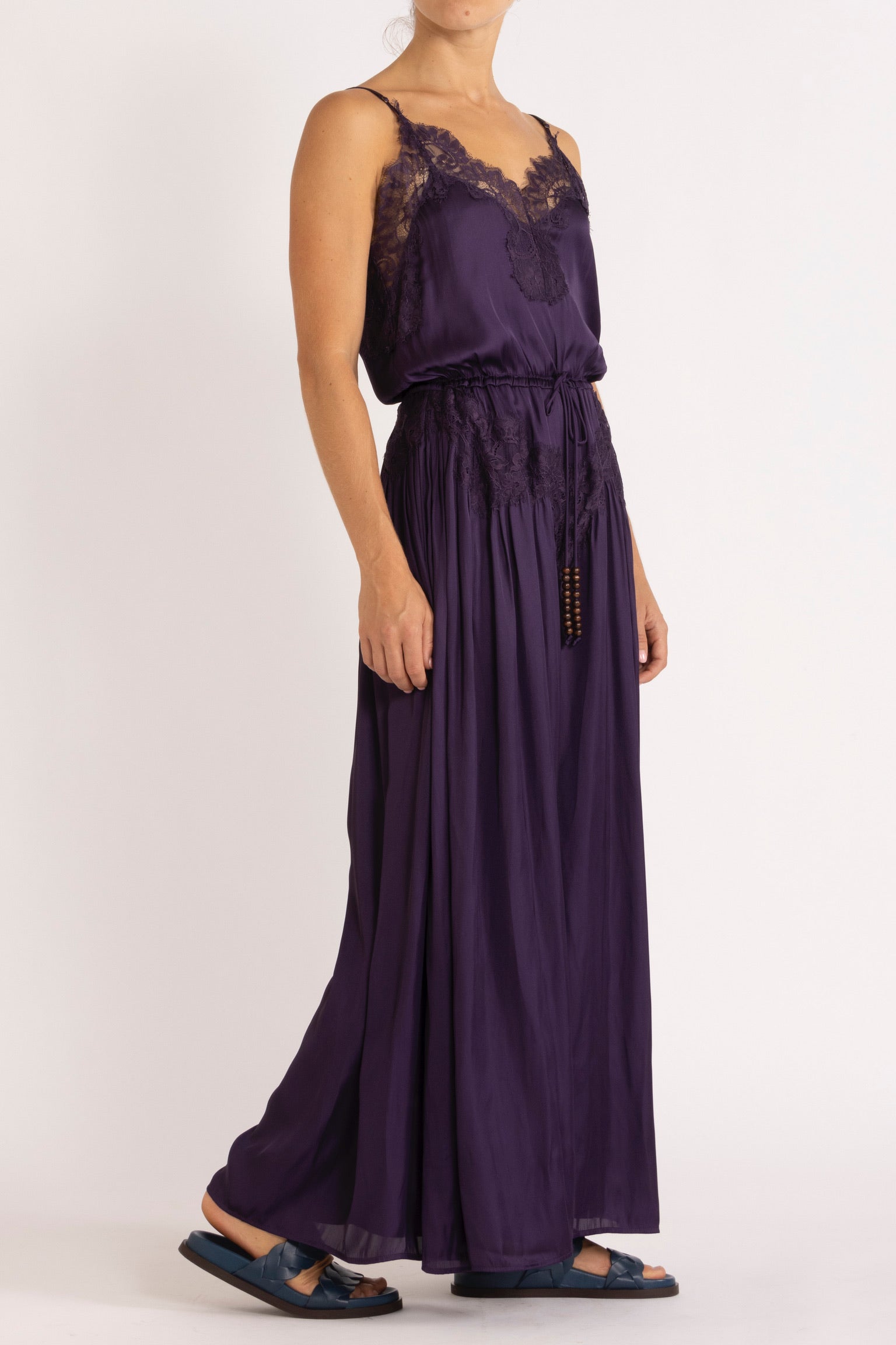 Mimi Jumpsuit with Lace Trim