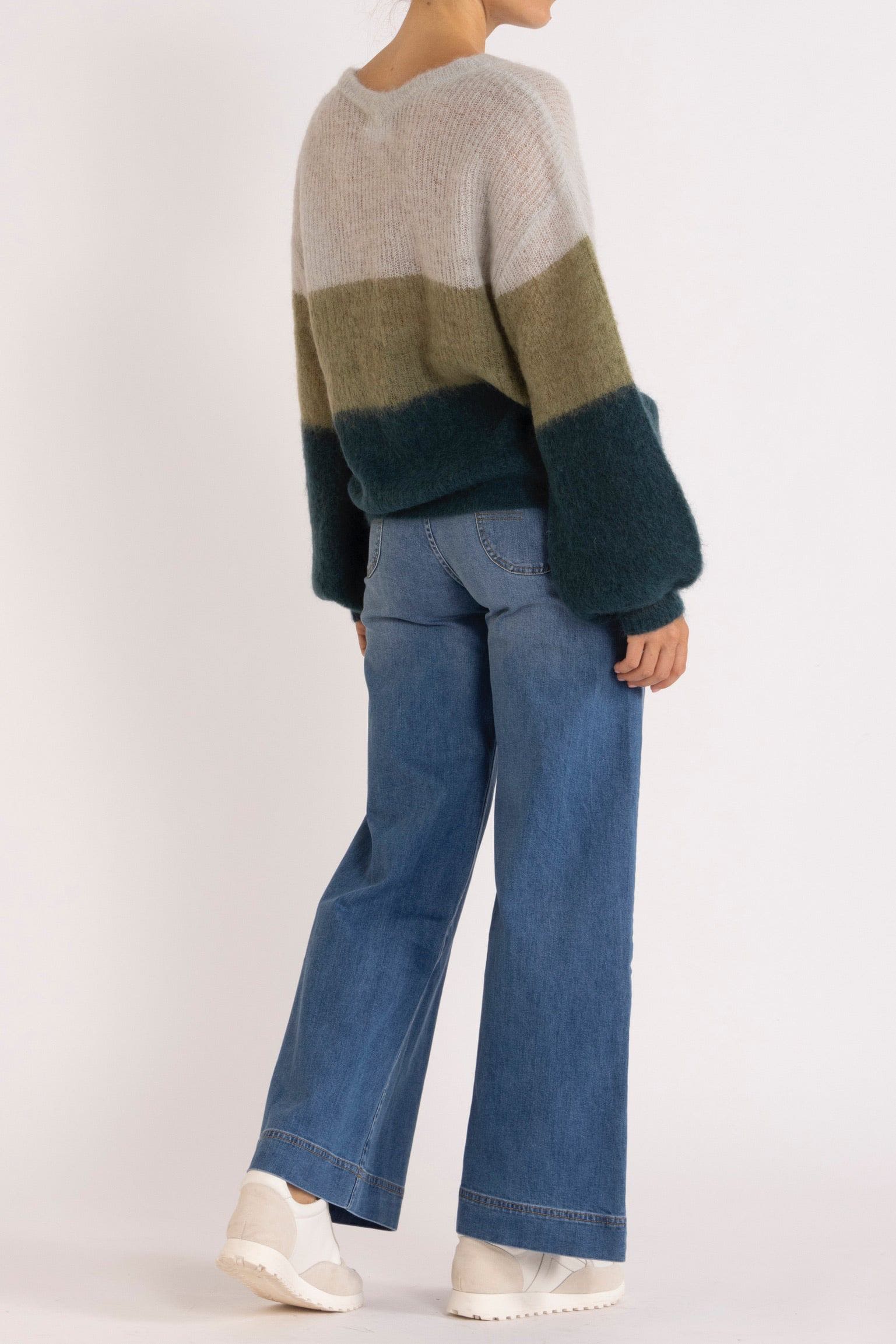 Inez Mohair-Wool Cardigan