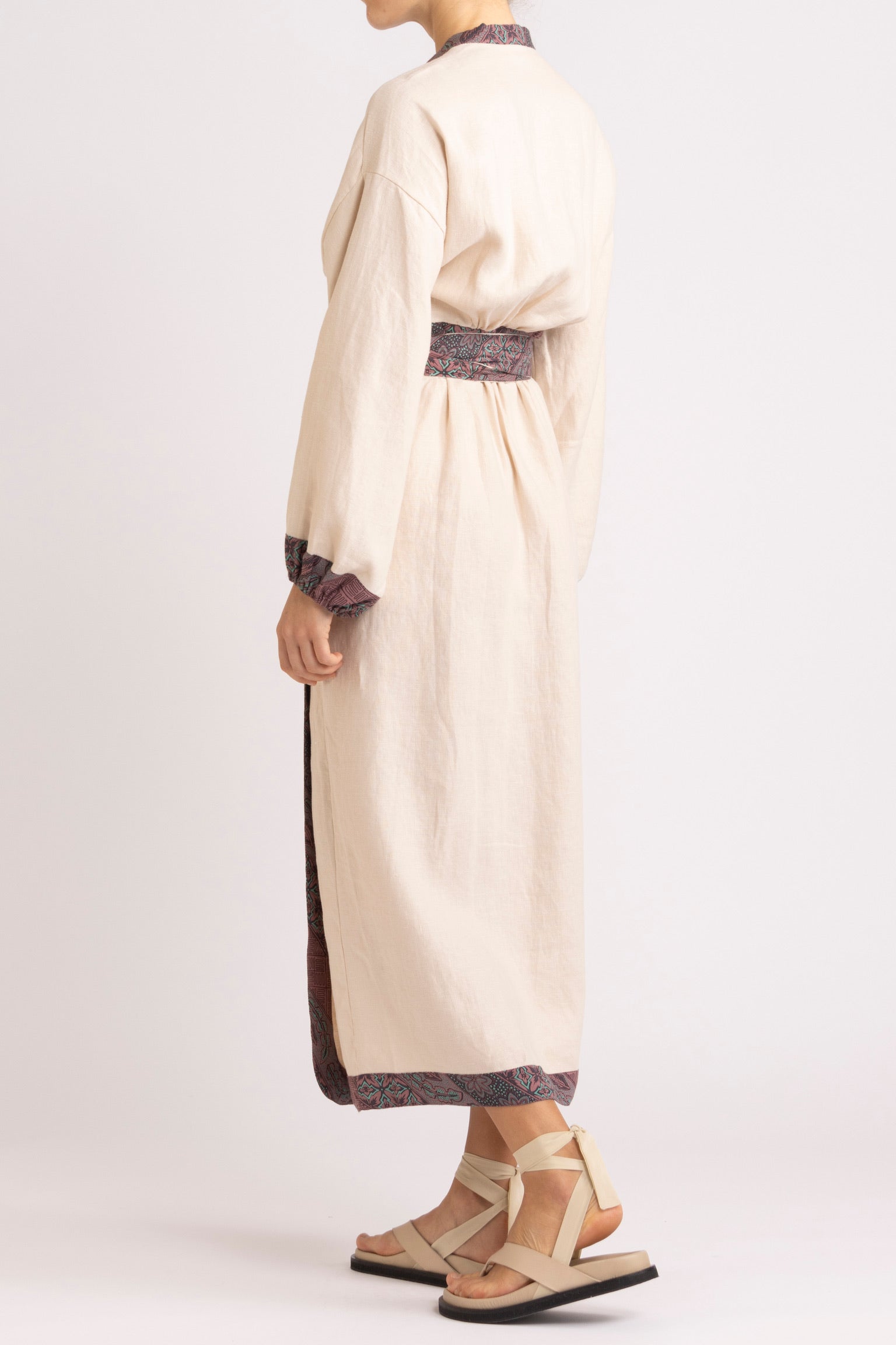 Noa Linen Wrap Dress