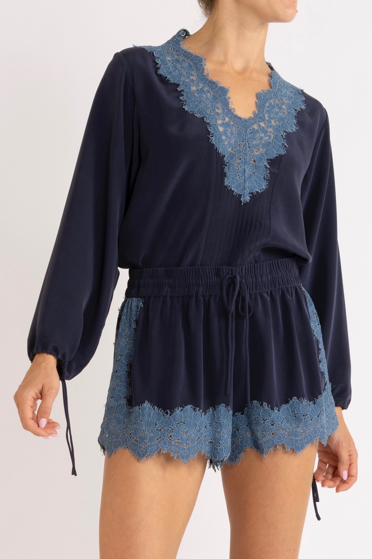 Nettie Silk & Lace Short