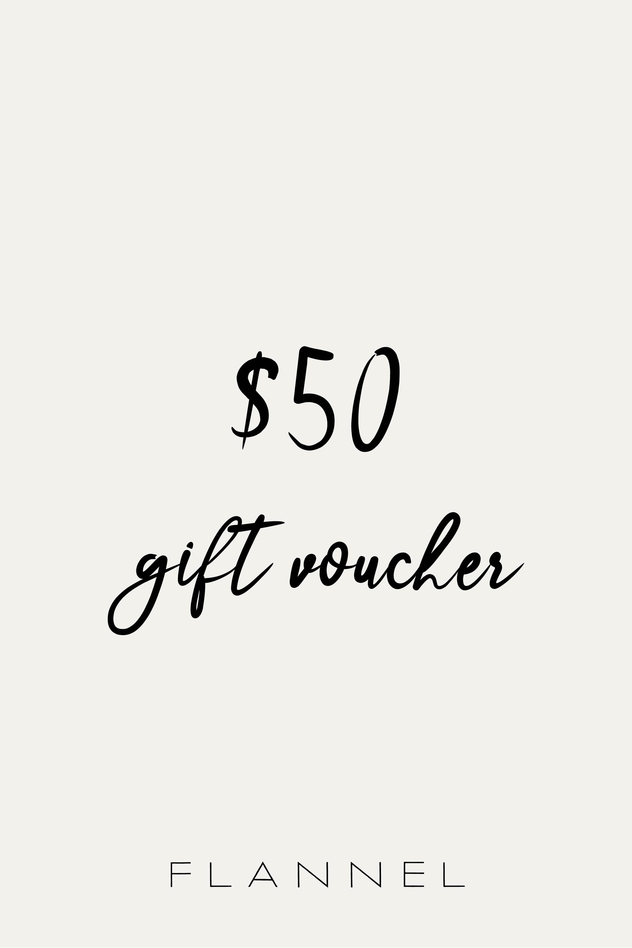 FLANNEL Gift Voucher