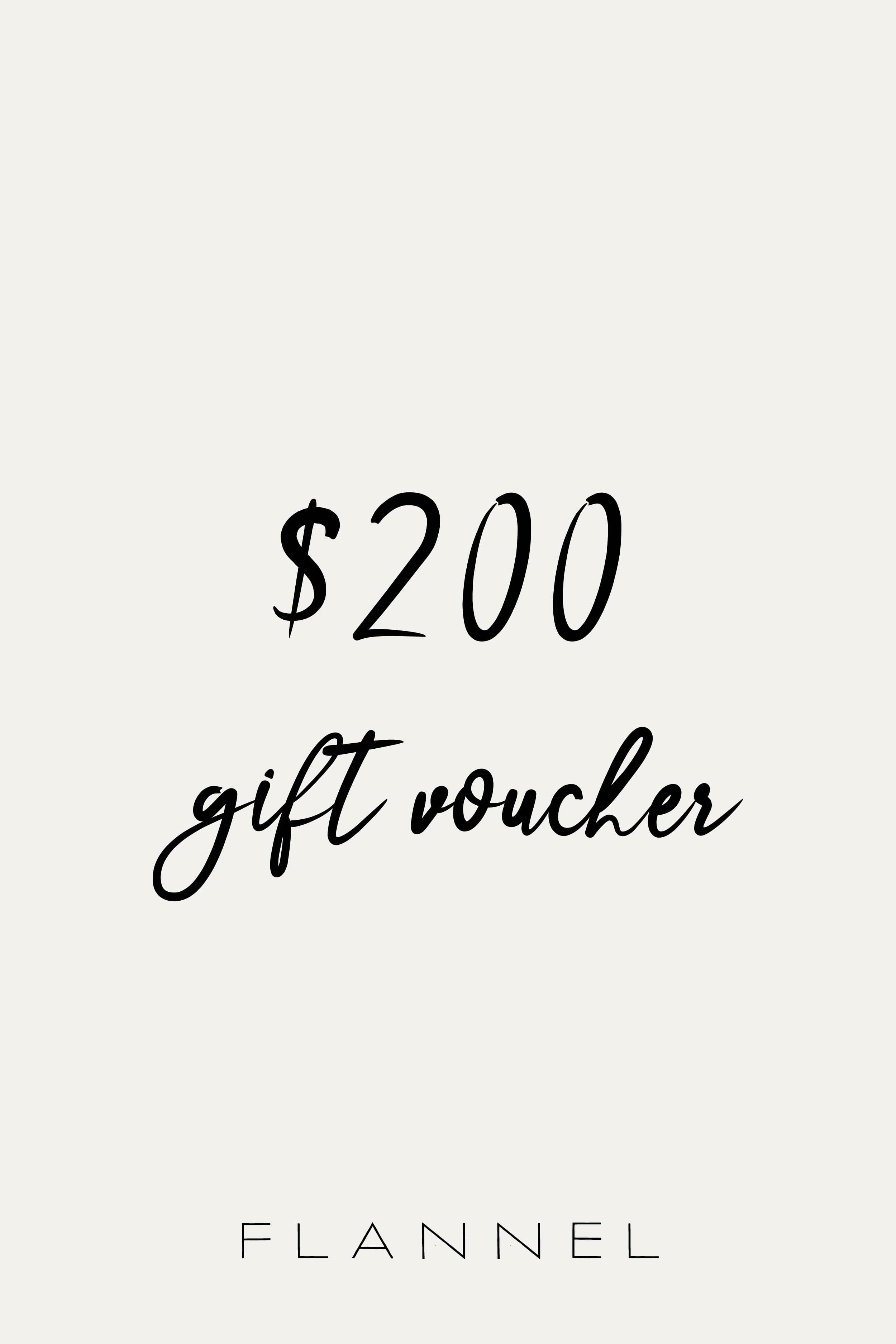 FLANNEL Gift Voucher