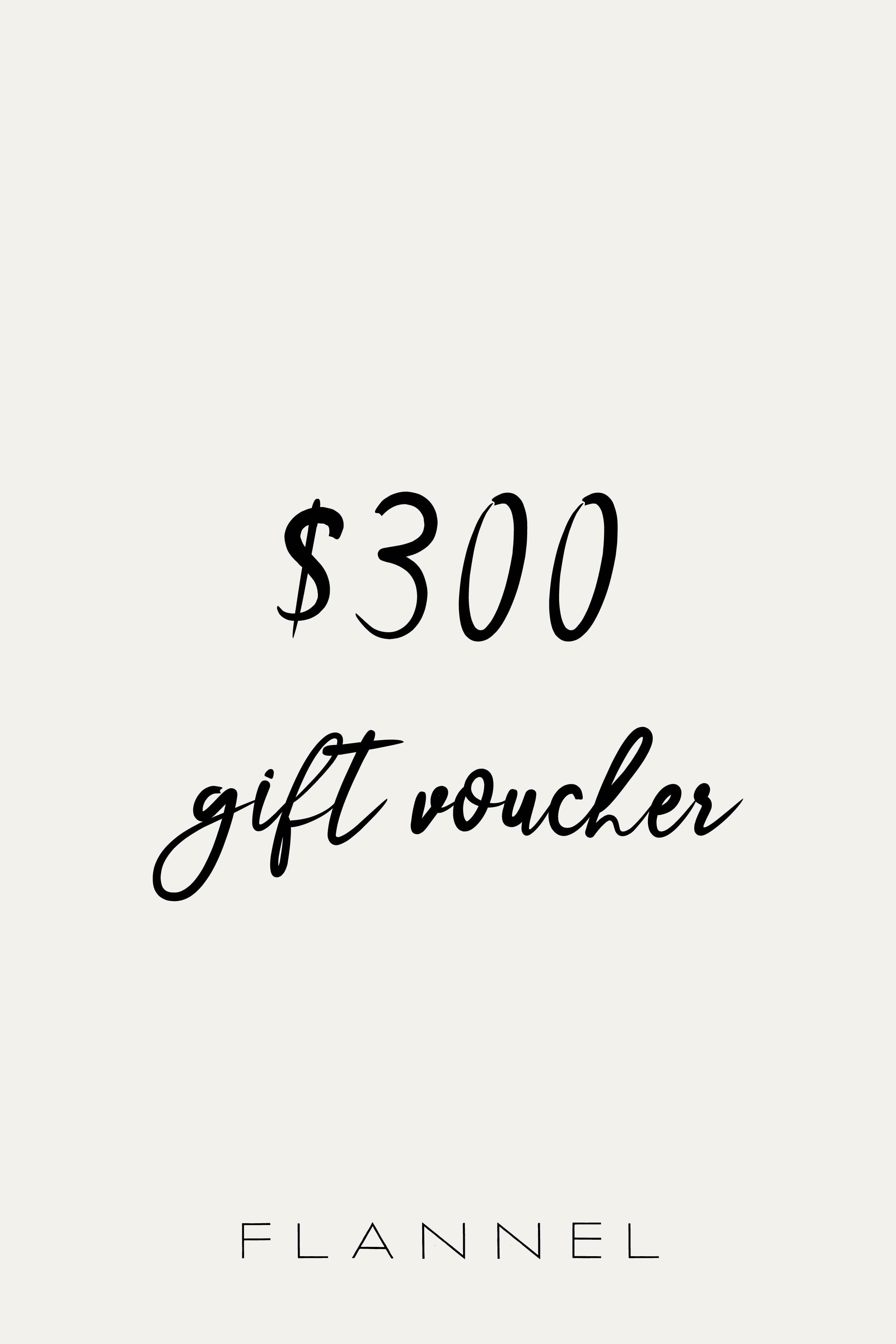 FLANNEL Gift Voucher